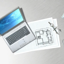 Table, Notebook, Project, Architect