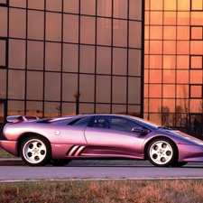 Doors, Lamborghini Diablo, purple