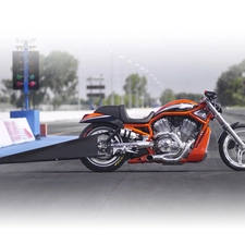 Race, Harley Davidson Screamin Eagle V-Rod, Drag