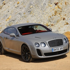 interior, Bentley Continental GTC, Red