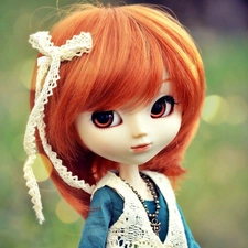 redhead, doll, Dolly