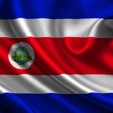 flag, Costa Rica