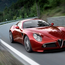 test, Alfa Romeo 8C, ride