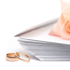 rings, rose, Envelopes