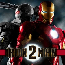 Human, machine, Iron Man 2, Robot, movie