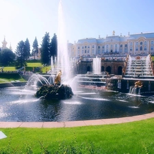 Russia, palace, fountain