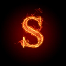 S, Fire, letter