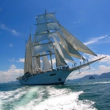 Star Clipper, modern, sailing vessel