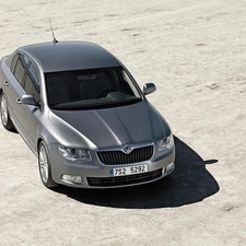 Skoda, Superb, Sand, silver