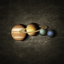 Planets, The Solar System, scale