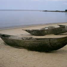 sea, Sand, boats