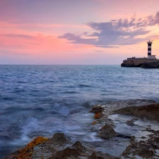 Lighthouse, sea