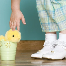 easter, girls, Shoes, chicken