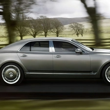 Bentley Mulsanne, right, side