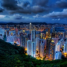 skyscrapers, Taiwan, Taipei