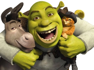 Smile, friendship, donkey, Hat, Shrek