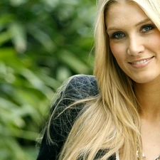 Blonde, make-up, Delta Goodrem, Smile