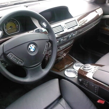 BMW 7, driver, speedometers, E65