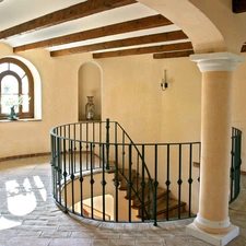 Stairs, interior, Hall