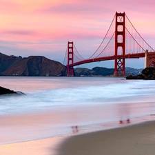 California, The United States, Golden Gate Strait, San Francisco, The Golden Gate Bridge