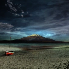 mountains, Beaches, Tanzania, Boat