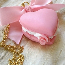 Necklace, Heart teddybear