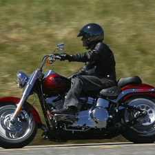 test, Harley-Davidson Softail Fat Boy, ride