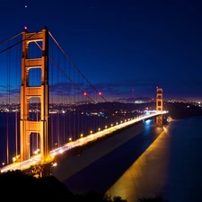 Floodlit, The Golden Gate Bridge