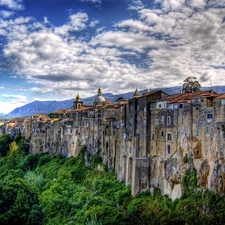 Houses, Town, the walls