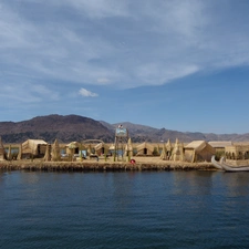 Titicaca, Peru, Uro, lake, Islands