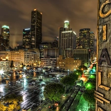 night, Los Angeles, Town