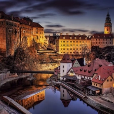 Czech Republic, Castle, Town, Krumlov