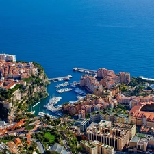 Aerial View, Monaco, Town