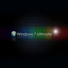 color, Windows 7, Ultimate, logo