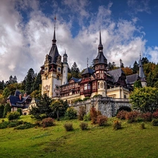 Romania, Peles Palace, VEGETATION, City Sinaia