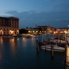 Venetian, large, canal