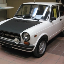 version, Abarth, White, Autobianchi A112, Front