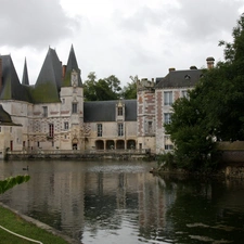 Castle, trees, viewes, water