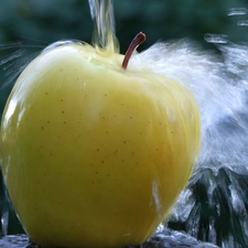 water, Yellow, Apple