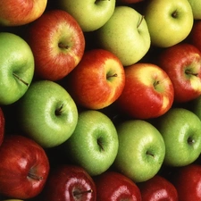 color, droplets, water, apples