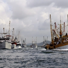 Port Of Mazatlan, vessels, water, Mexico