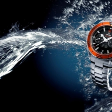 water, Watch, Omega