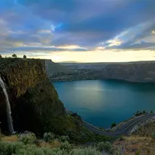 water, waterfall, rocks