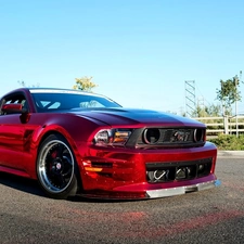 Way, Red, Mustang