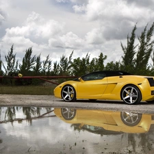 wheels, Yellow, Lamborghini