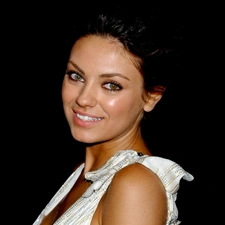 Blouse, Mila Kunis, White