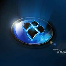roundel, logo, Windows 7