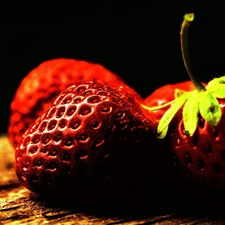 strawberries, Wood