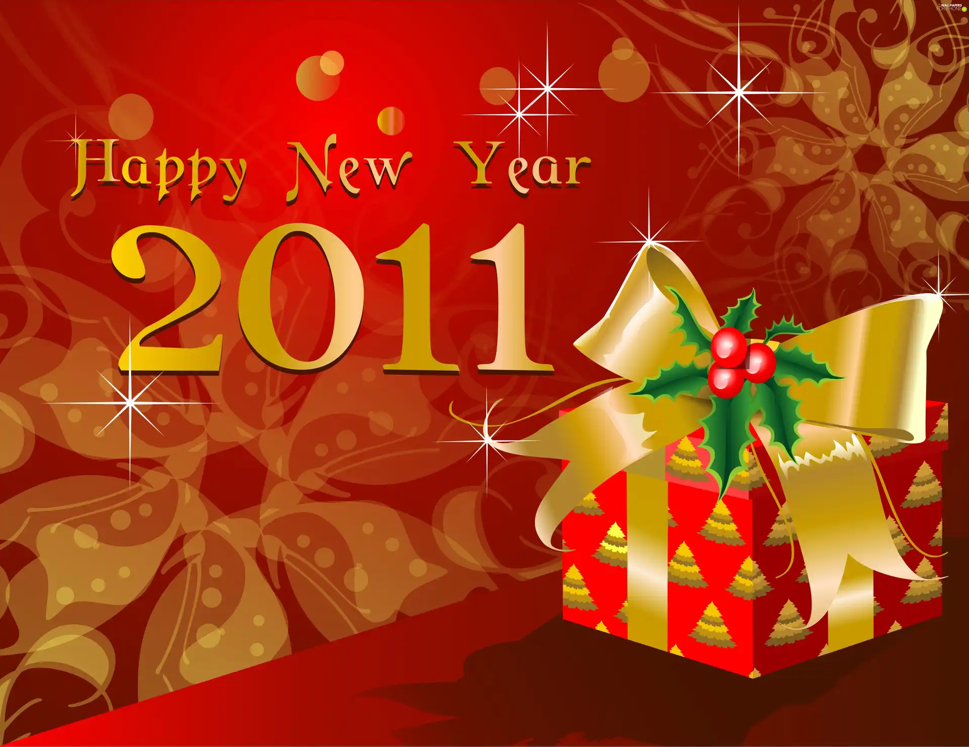 Happy, year, 2011, New