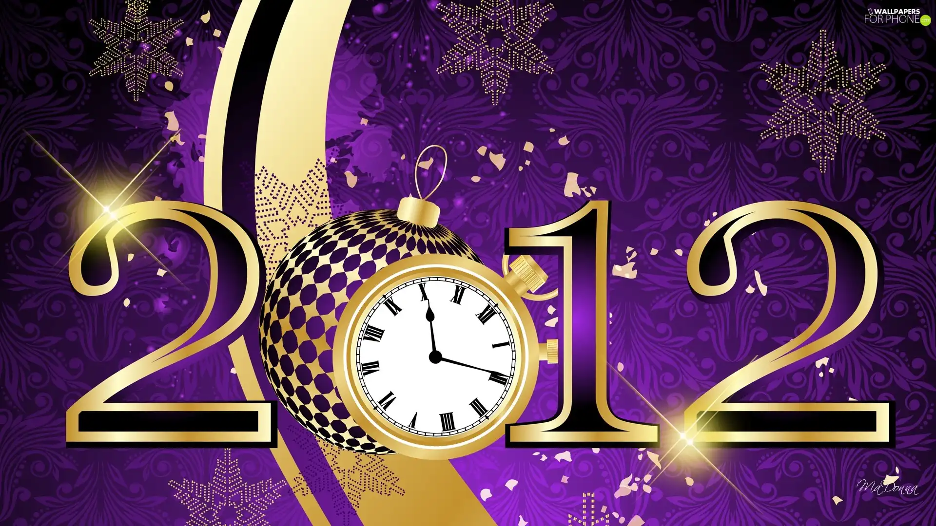 Clock, year, 2012, New